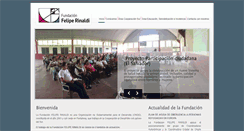 Desktop Screenshot of fundacionrinaldi.org